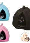 Corcoz® Pet Hut Polar Kedi ve Köpek Yatağı - Mavi