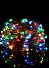 Corcoz® Pilli Renkli Peri Led Işık Dekoratif Aydınlatma 5 Metre RGB Led