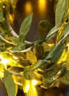 Corcoz® Yapraklı Dekorlu3 Metre Peri Led Pilli Işık Yılbaşı Aydınlatma