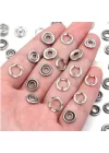 Phipcase Metal Çıtçıt Pense Seti Gömlek Kumaş Düğmeleme Pensesi 50 Adet Çıtçıt-PH049