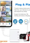 Phipcase Lightning To Kablo Usb, Sd, Mikro Sd Kart Okuyucu Iphone Dönüştürücü Adaptör - PH022