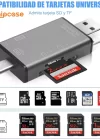 Phipcase OTG 7 in 1 Lightning Type C USB Hafıza Kart Okuyucu iPhone Android Kart Saklama Kutusu - PH015