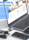 Phipcase OTG 7 in 1 Lightning Type C USB Hafıza Kart Okuyucu iPhone Android Kart Saklama Kutusu - PH015