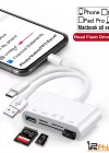 Phipcase Type-c Lightning Usb-a To 2x Usb3.0 Sd Tf Pd Kart Okuyucu Çevirici Hub Adaptör - PH017