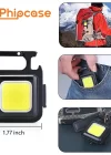Phipcase Şarjlı Açacak Magnetli Anahtarlık Bölmeli Metal Kasa Mini Led - PH026