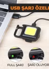 Phipcase Şarjlı Açacak Magnetli Anahtarlık Bölmeli Metal Kasa Mini Led - PH026