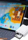 Phipcase Apple Iphone Ipad Lightning To Sd Camera Reader Sd Micro Sd Kart Okuyucu Kablo Adaptör - PH020