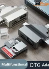 Phipcase Lightning - Type-c - Micro To Usb 3.0 SD Micro SD Bellek Okuyucu Adaptör - PH014