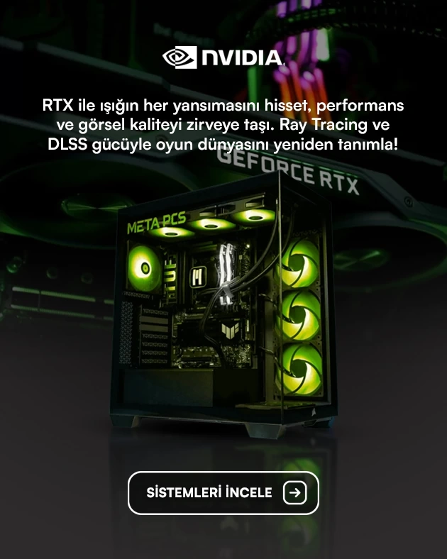 Nvidia Ekran Kartı Hazır Sistem