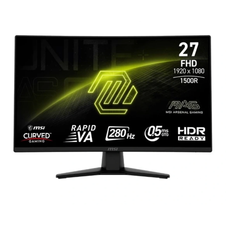27 MSI MAG 274CXF 0.5MS 280HZ ADAPTIVESYNC FHD