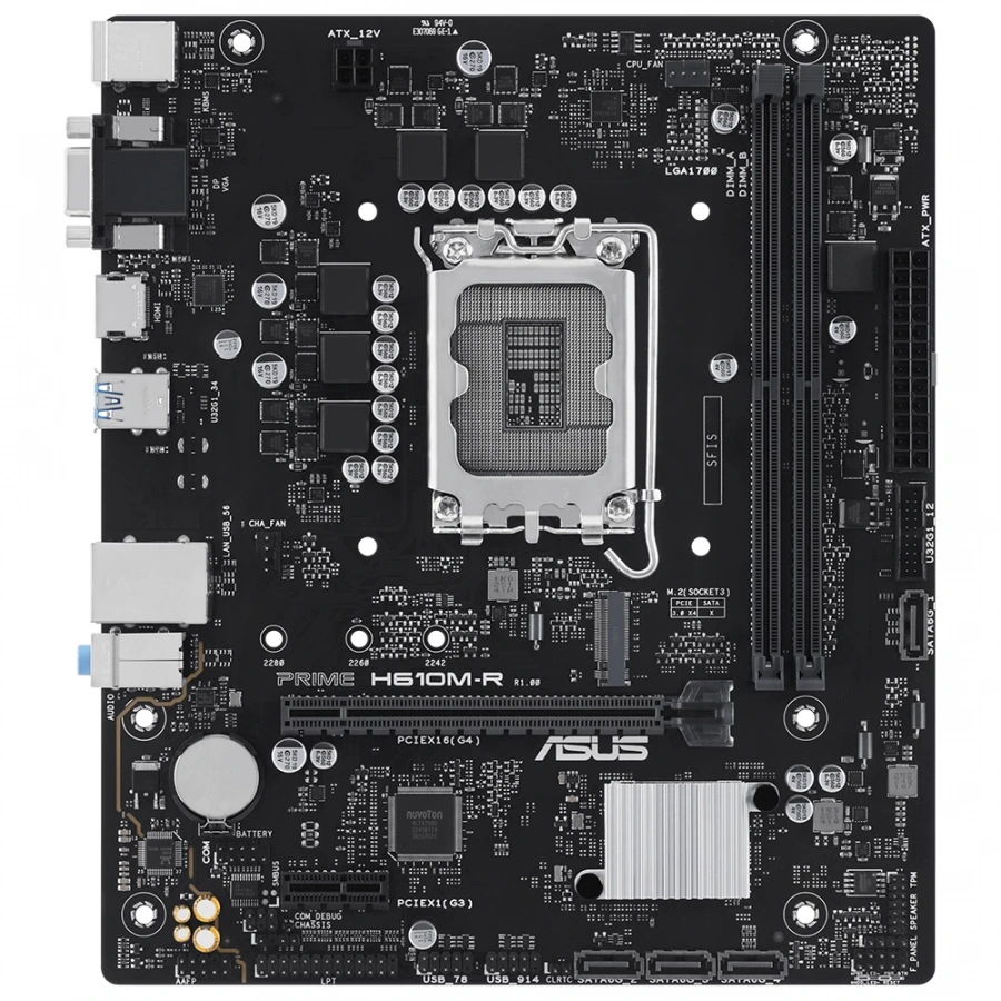 ASUS PRIME H610M-R D5-SI  DDR5  MATX 1700P