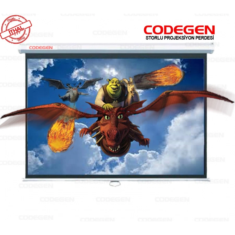 CODEGEN AX-20 200x200 Storlu Projeksiyon Perdesi