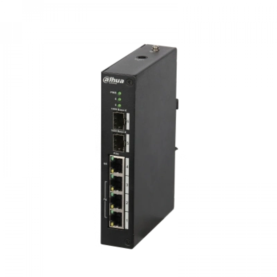 DAHUA PFS3206-4P-96 4 PORT 4XFE-2XGE/SFP END. 96W POE SWİTCH
