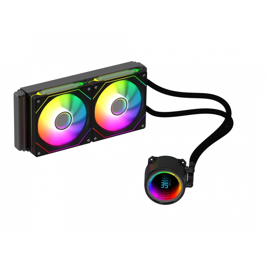 Gametech AHD240 Siyah Hydra Derece Göstergeli 240mm Sıvı Soğutma