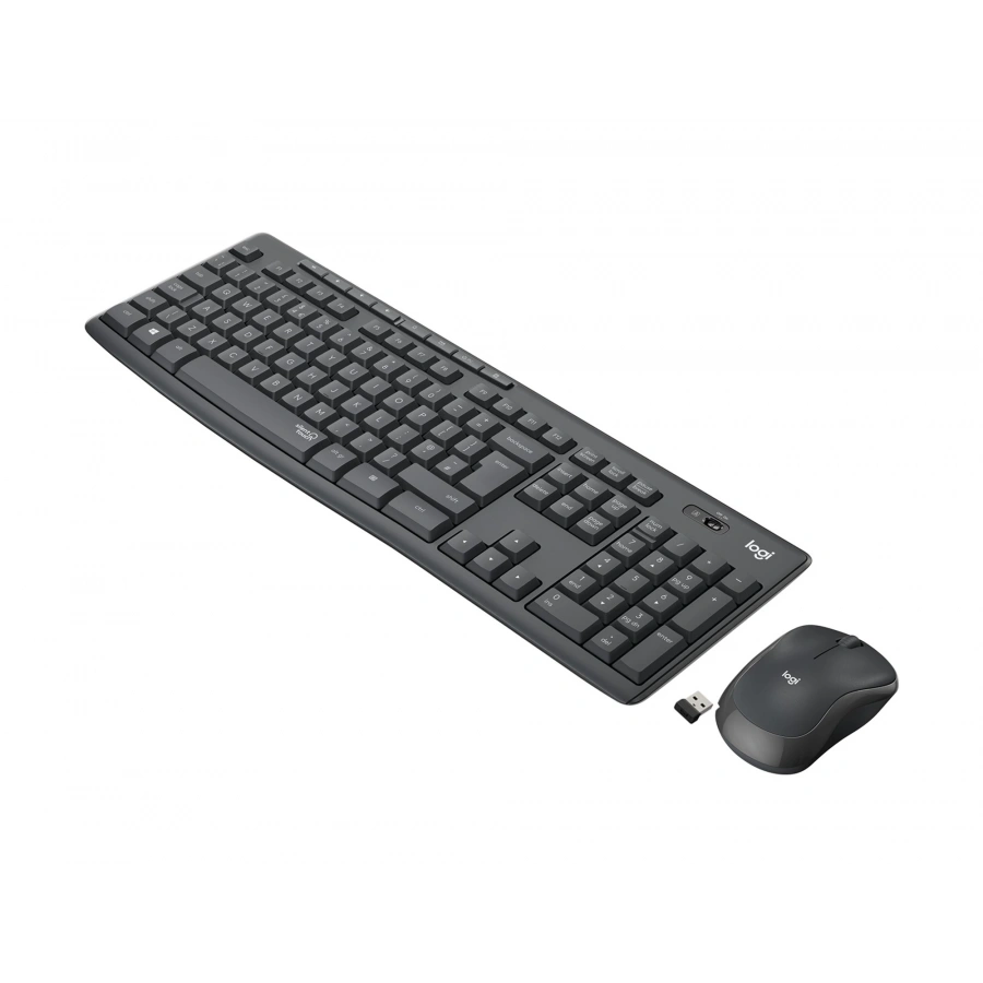 LOGITECH MK295 Kablosuz Klavye Mouse MM Set Siyah (920-009804)