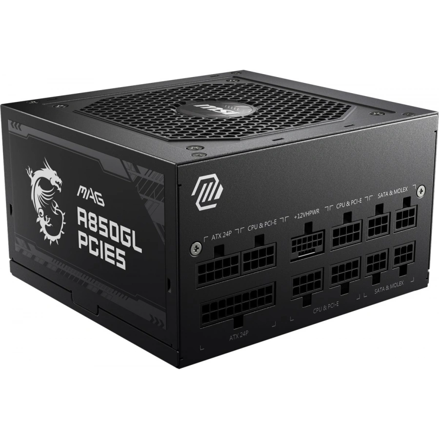 MSI MAG A850GL PCIE5 850W 80+ GOLD PSU FULLMODULAR