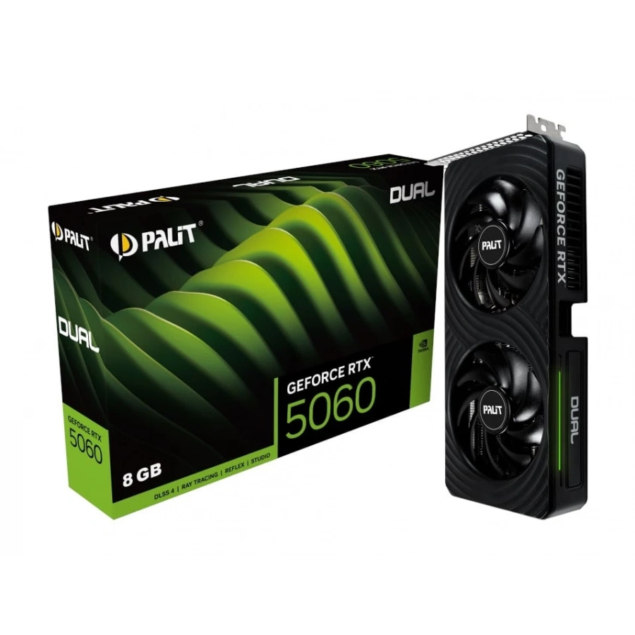 Palit GeForce RTX 5060 Dual 8GB GDDR7 128 Bit DLSS 4 Ekran Kartı