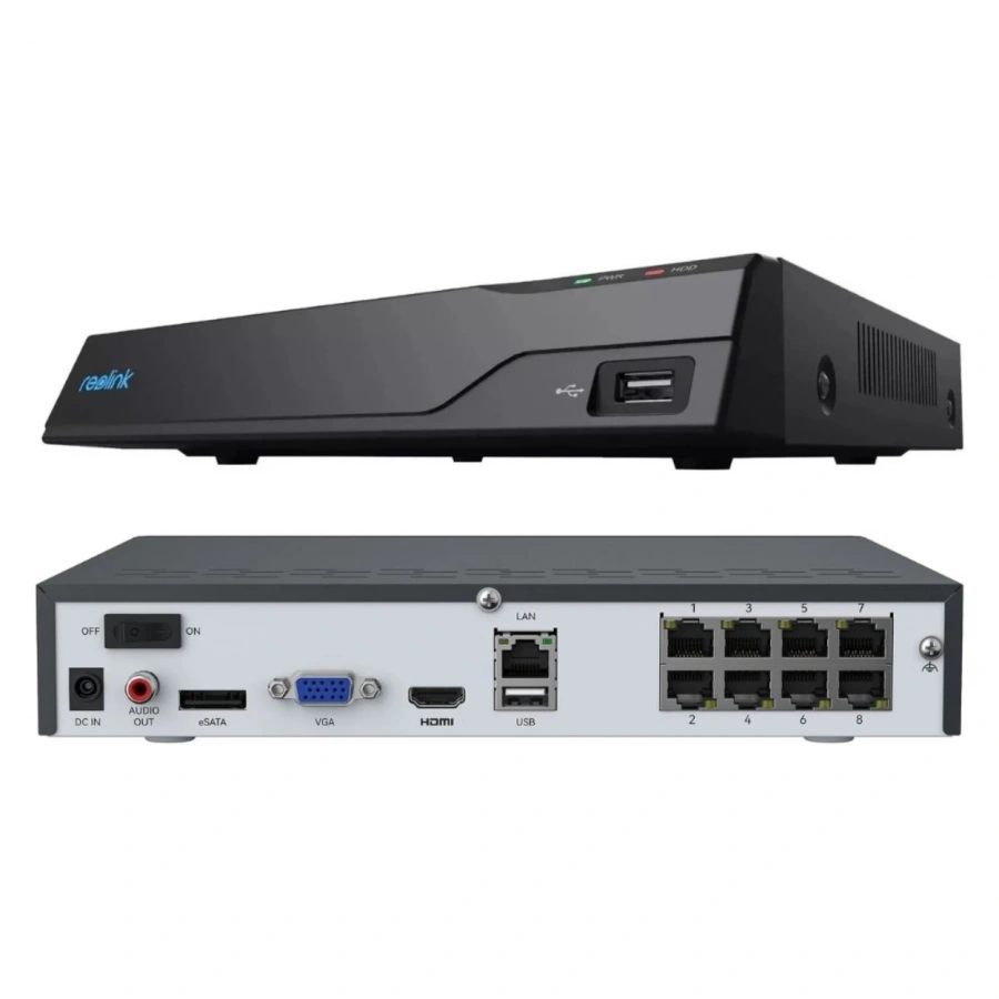 REOLINK NVS8 8 KANAL POE NVR - 2TB DİSK DAHİL