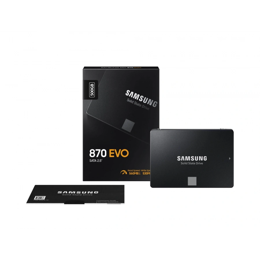SAMSUNG 500GB 870 EVO SATA3 560/530MB/s SSD