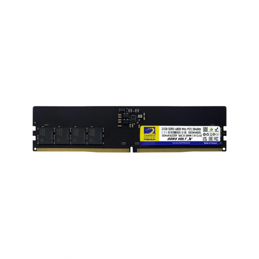 TwinMOS DDR5 32GB 4800MHz CL40 Desktop Ram