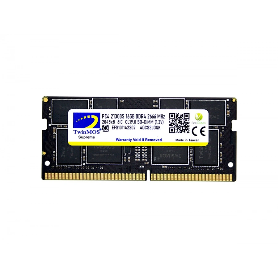 TwinMOS Sodimm 16 GB 2666MHz DDR4 Notebook Ram