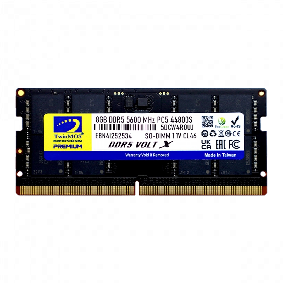 TwinMOS Sodimm DDR5 8 GB 5600MHz CL46 Notebook Ram