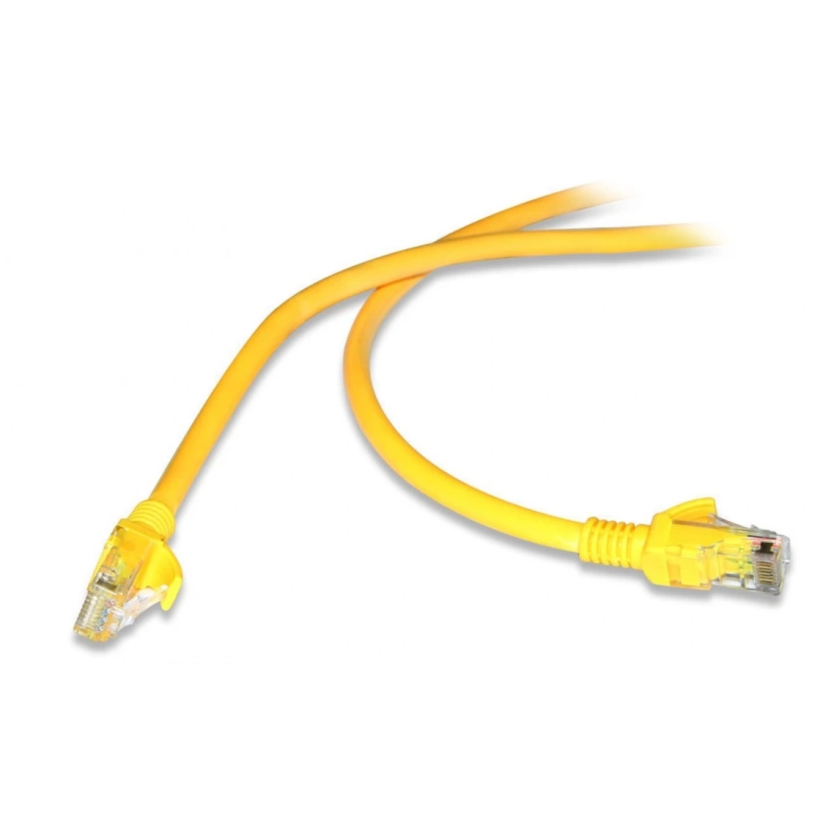 FLAXES 50CM CAT6 UTP 24AWG PATCH NETWORK KABLO SARI (FNK-6005S)