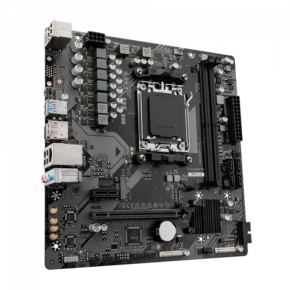 GIGABYTE A620M H DDR5 6400(OC) HDMI DP MATX AM5