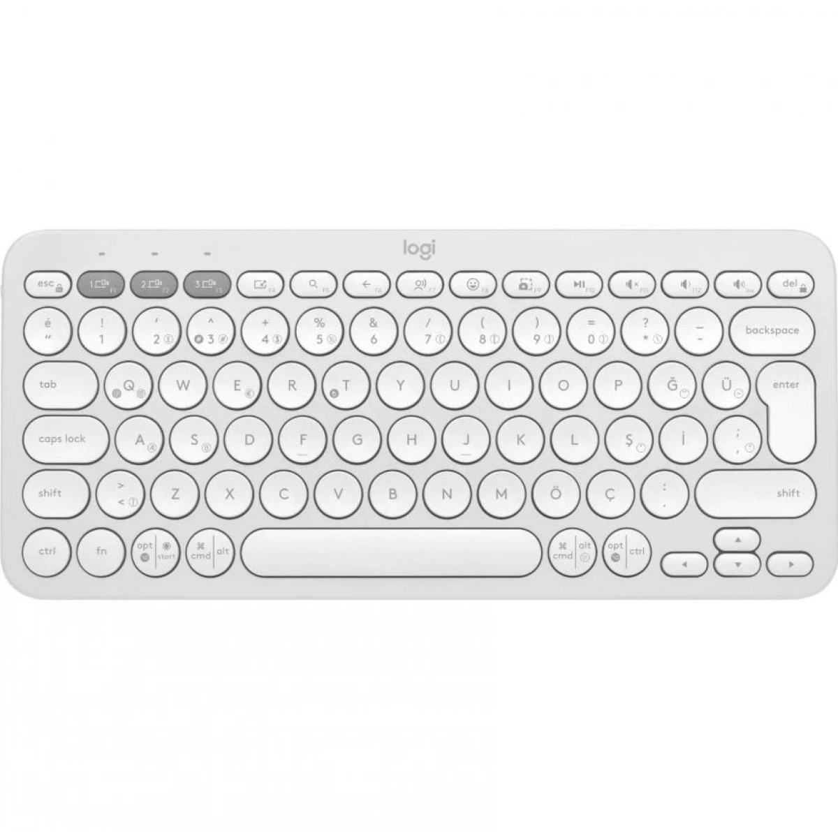 LOGITECH K380S PEBBLE KEYS 2 BEYAZ 920-011860