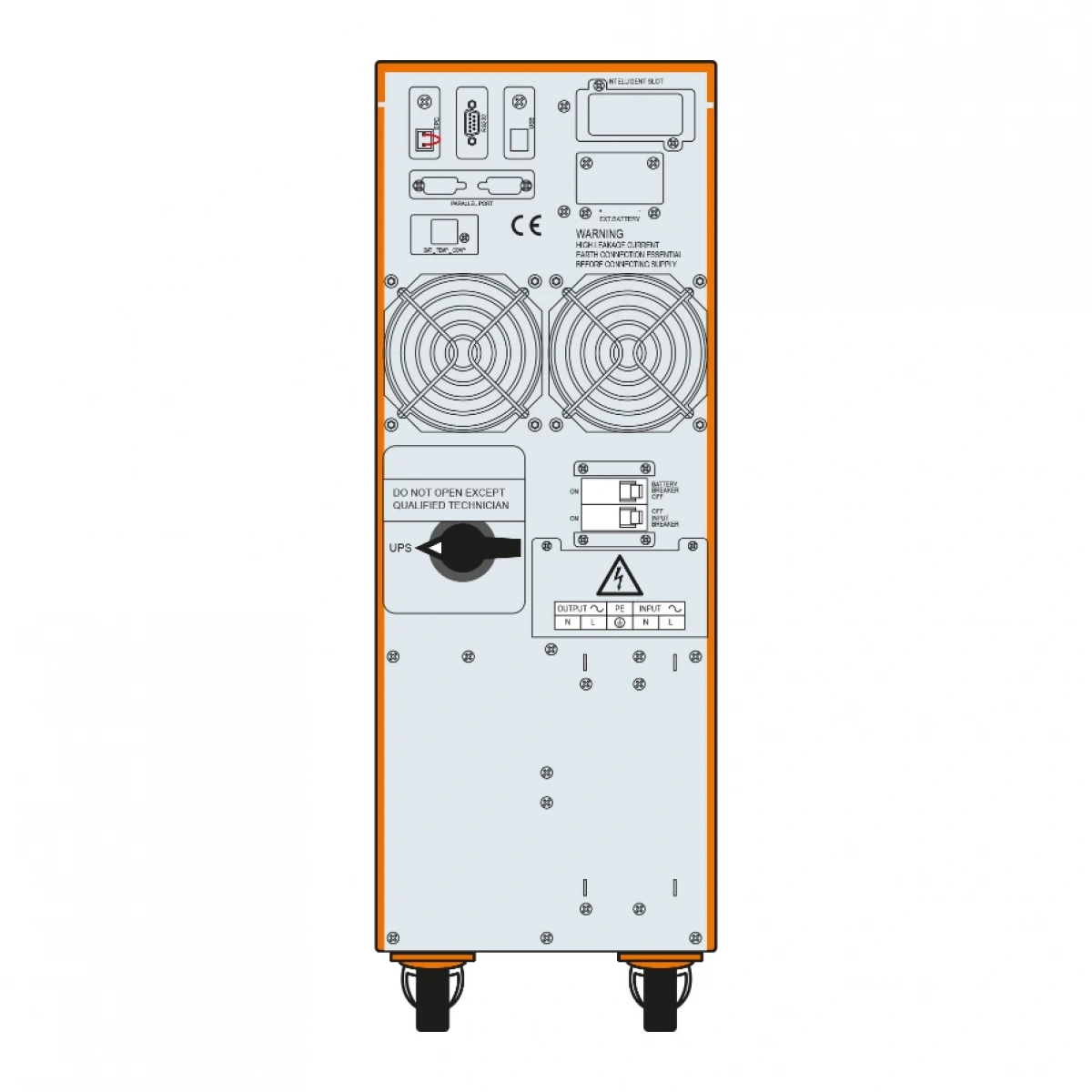 MAKELSAN POWERPACK SE 6 KVA 16x7AH (+V.2) PF=1  1/1  UPS