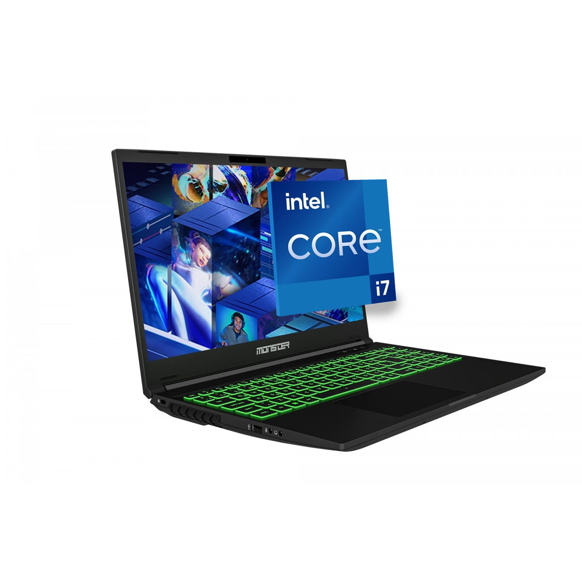 Monster Abra A5 V20.3 15,6 Oyun Bilgisayarı Intel® Raptor Lake Core™ i7-13700H/NVIDIA® GeForce® RTX4050 6GB/16GB (1x16GB) DDR4 3200MHz RAM/1TB M.2 SSD/15,6 FHD 144Hz Ekran/WIN11