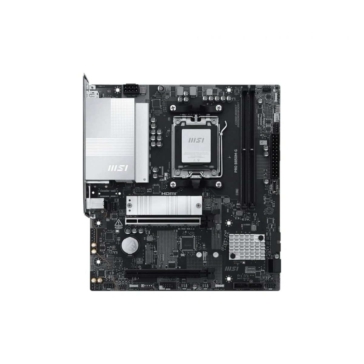 MSI PRO B850M-G M5 DDR5 8200MHZ(OC) HDMI DP 2X M.2 USB 10GBS 5G LAN MATX