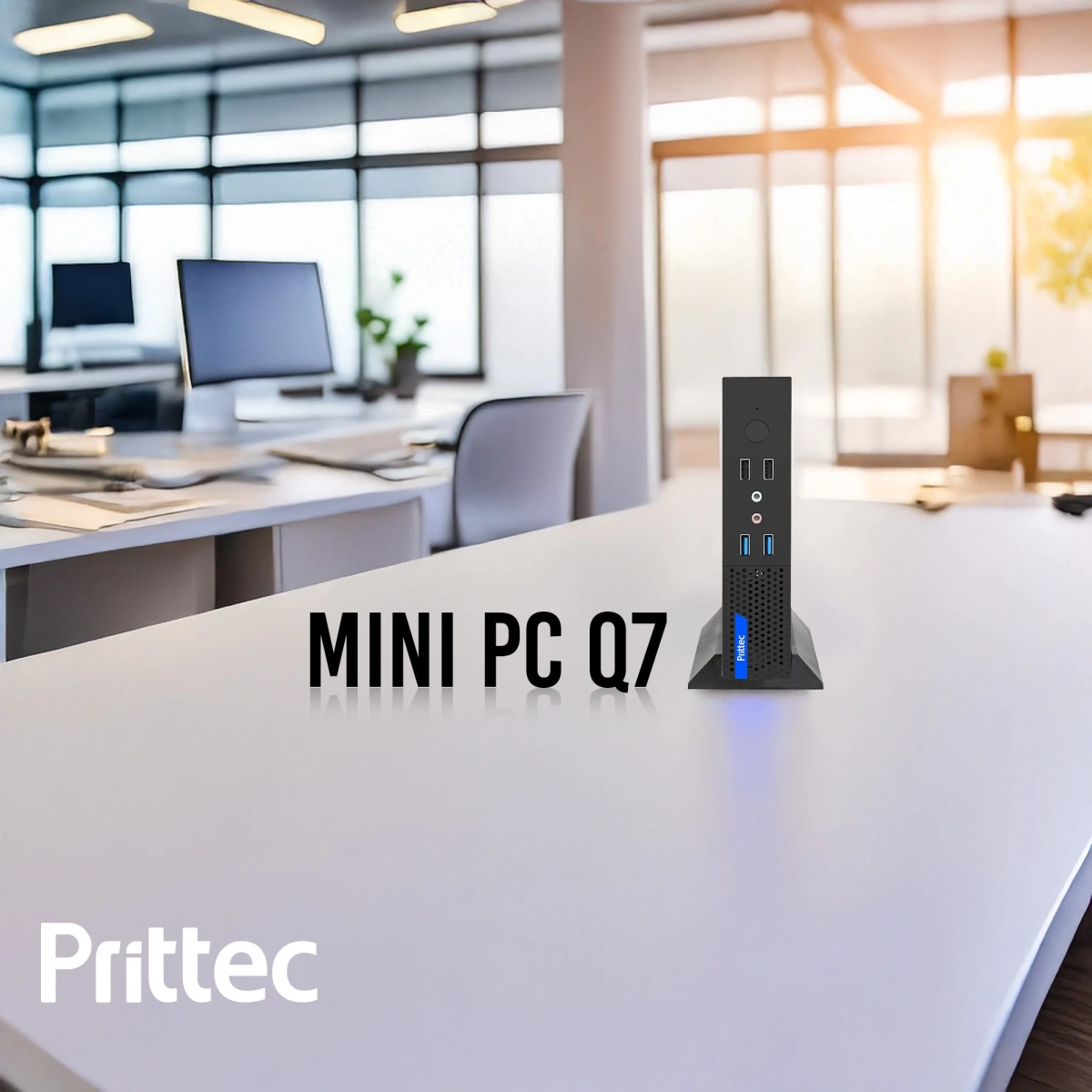 PRITTEC Q7-TH610L BAREBONE FreeDos MINI PC/ (SSD-RAM-CPU YOK)