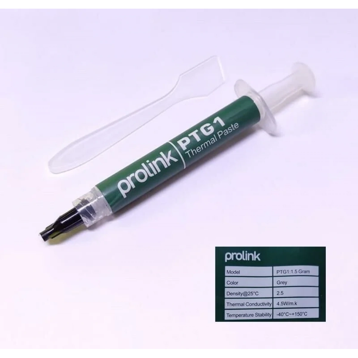 PROLINK PTG1:1,5 Silicon Termal Macun  1,5gr 4,5w/m.k Gri Termal Macun