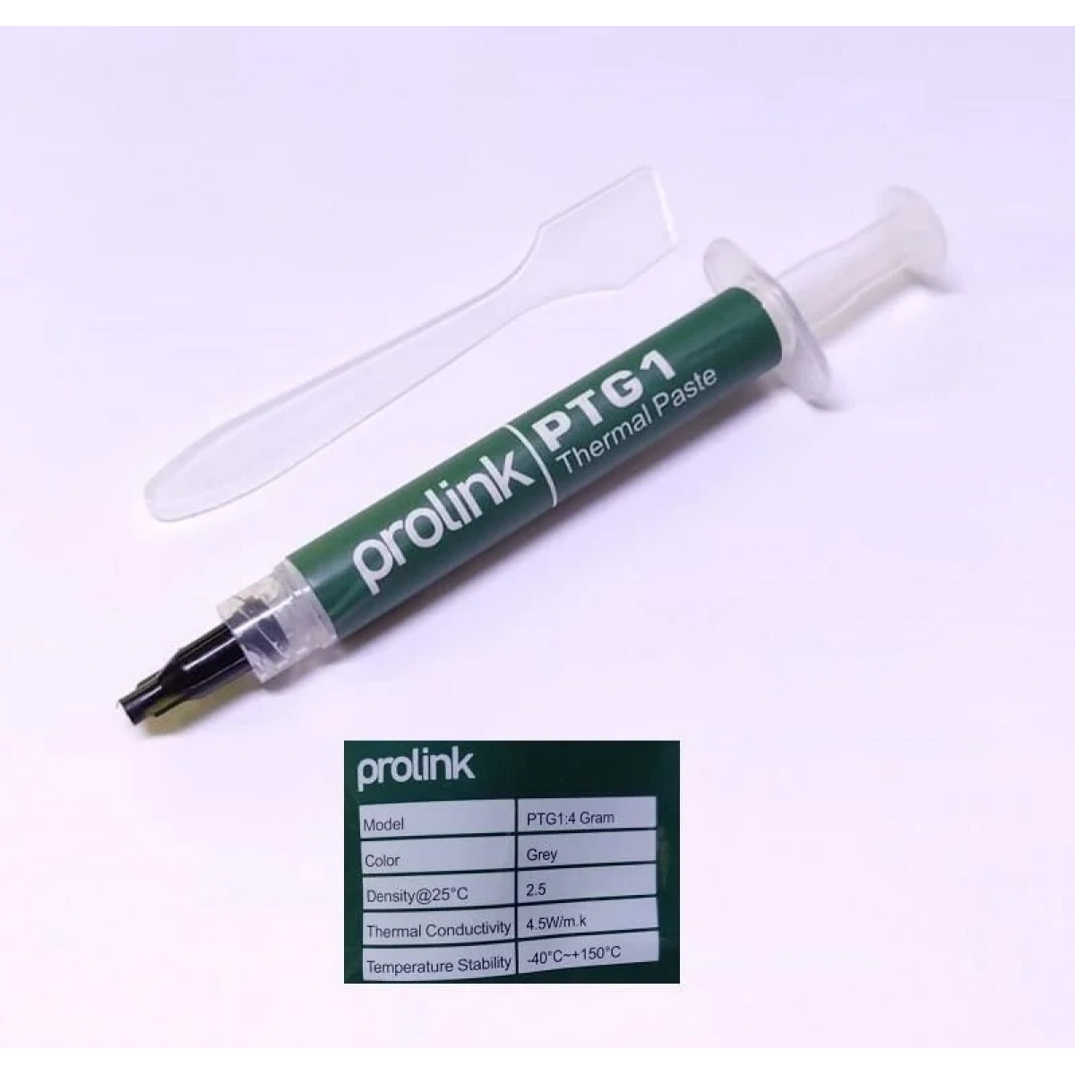 PROLINK PTG1-4 Silicon Termal Macun 4,5gr 4,5w/m.k Gri Termal Macun