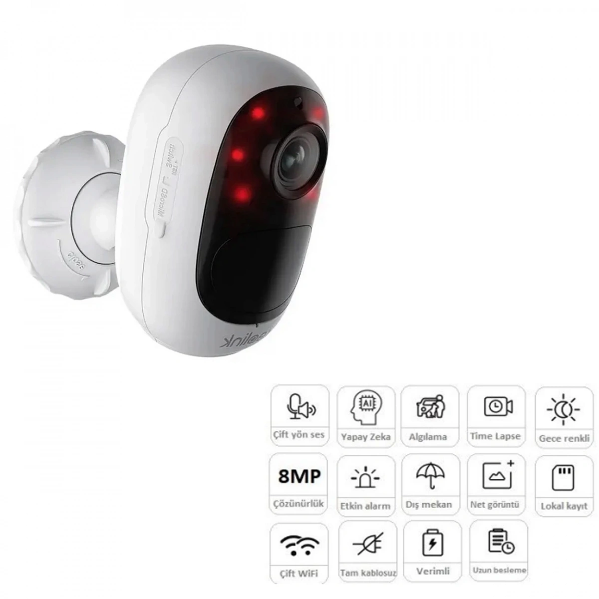 REOLINK ARGUS 3 ULTRA 4K 8MP WiFi AI Kamera