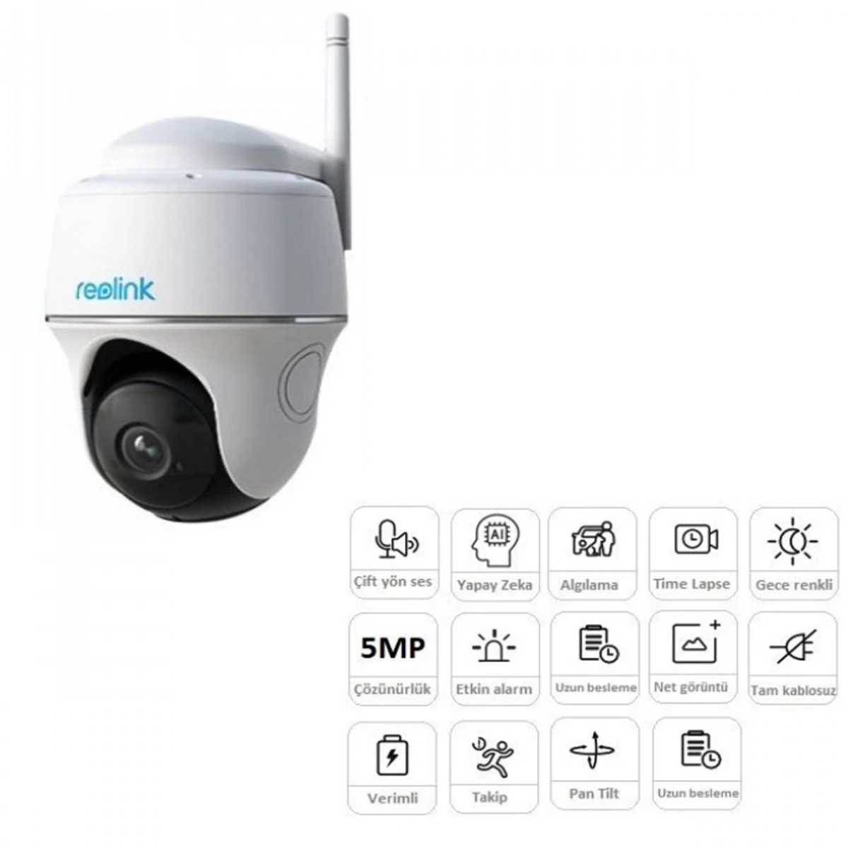 REOLINK ARGUS PT 5MP  WiFi PT Kamera