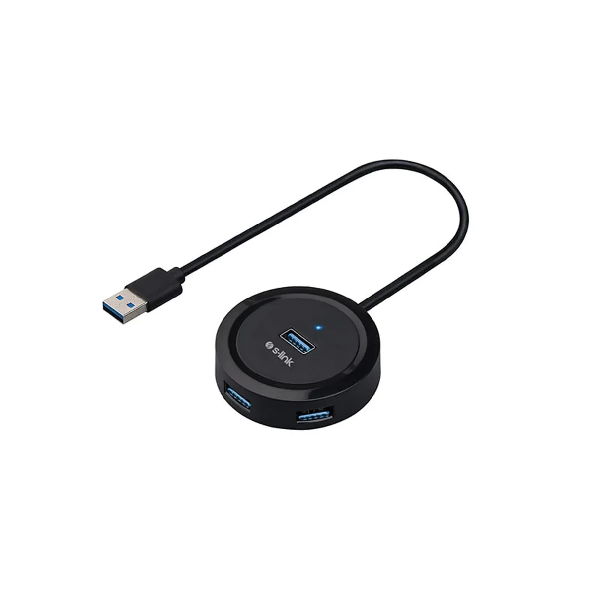 S-LINK Swapp SW-U300 4 Port USB3.0 Siyah USB Çoklayıcı Hub