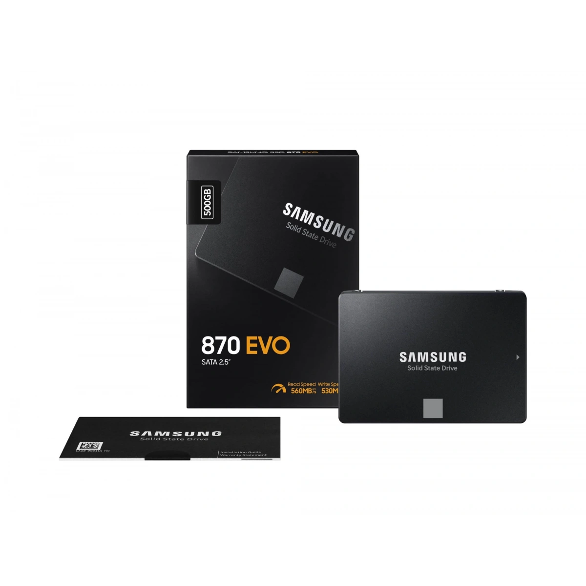 SAMSUNG 500GB 870 EVO SATA3 560/530MB/s SSD