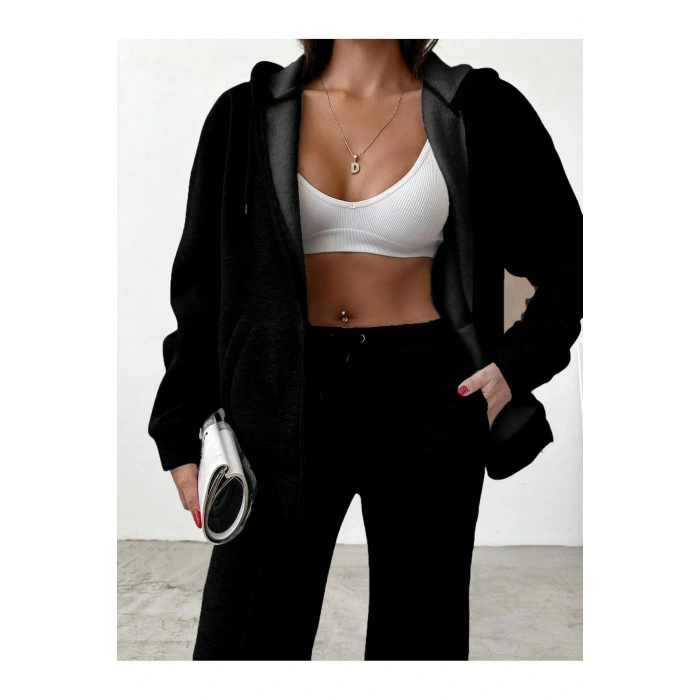 3 İplik Şardonlu Eşofman Takımı