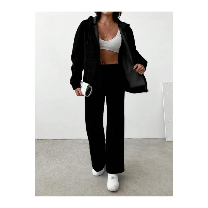 3 İplik Şardonlu Eşofman Takımı