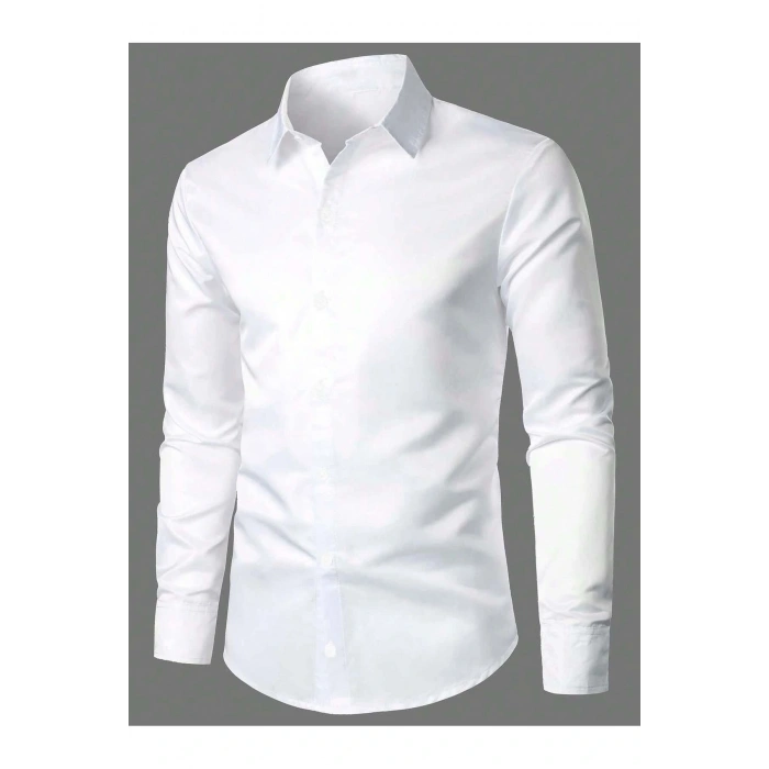 Erkek Beyaz Terikoton Gömlek