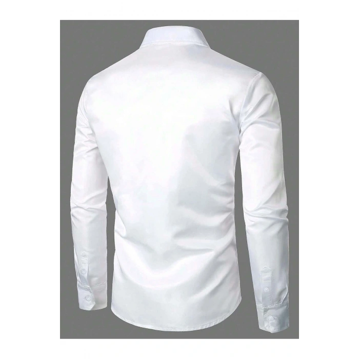 Erkek Beyaz Terikoton Gömlek