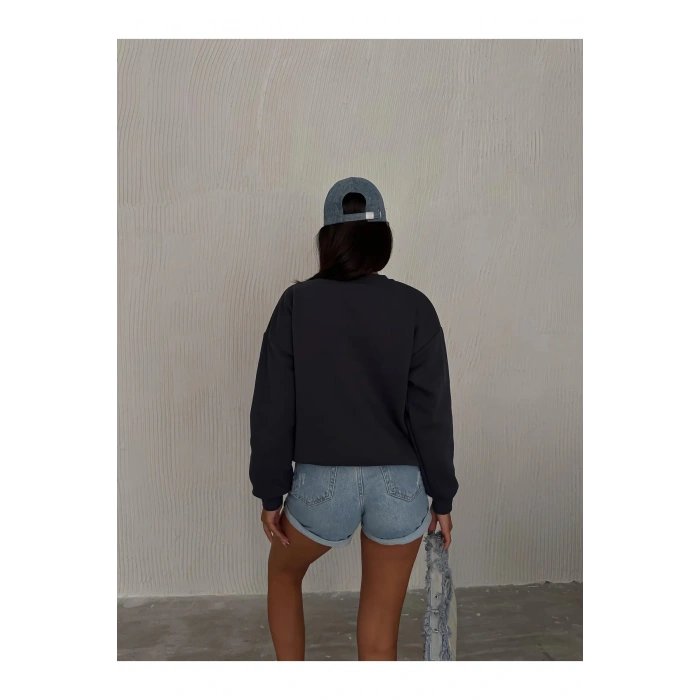 3 İplik Şardonlu Sweatshirt