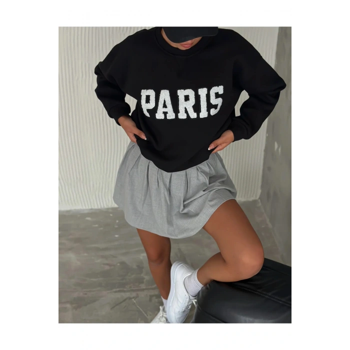 3 İplik Şardonlu Sweatshirt