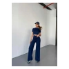 Modal Kumaş Crop Pantolon Takım