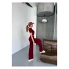 Modal Kumaş Crop Pantolon Takım