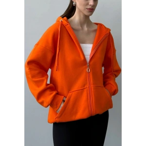 Üç İplik Şardonlu Oversize Hırka