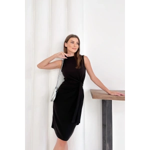 Yandan Bağlamalı Modal Kumaş Kısa Elbise