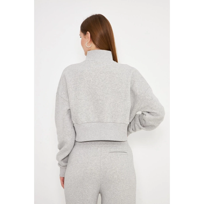 Kadın Crop Sweatshirt Grimelanj